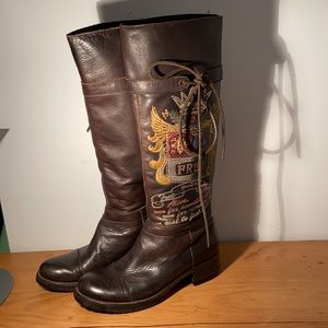 Brown Leather Boots